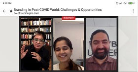 MBA Faculty Members attend a Webinar on “Branding in Post-COVID World: Challenges & Opportunities” 
