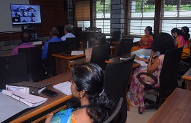 VTU Local Inquiry Committee (LIC) Online Virtual Inspection and Verification Process conducted at Sahyadri 
