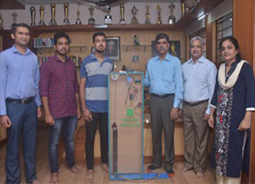 Student of Computer Science develops Low-cost Ventilator 