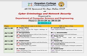 CSE Faculty delivers a Lecture at the AICTE Sponsored Online STTP
