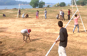 A Nine-day Survey Camp organised for 3rd Year Civil Engineering students