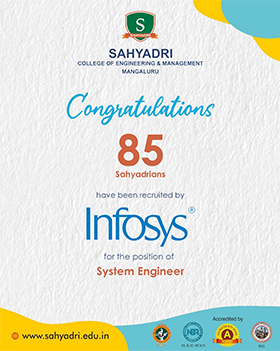 Sahyadrians Recruited by Infosys