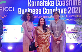 Chairman along with Dean-Placement & Director-MBA attended Karnataka Coastline Business Conclave- 2021
