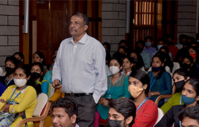 Chairman holds Interaction session with the First year MBAs