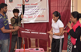 Sahyadri NSS Unit organizes Special Camp for NSS volunteers at Farangipet