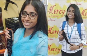 MBA student Donates Hair for Wigs of Cancer Patients