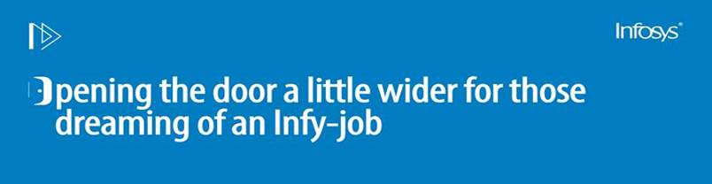 Placement and Training - Infosys Hiring digitally skilled Alumnus