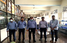 Engineers and Officers from Adani Group visited RDL Pvt Ltd and Caliper Pvt Ltd