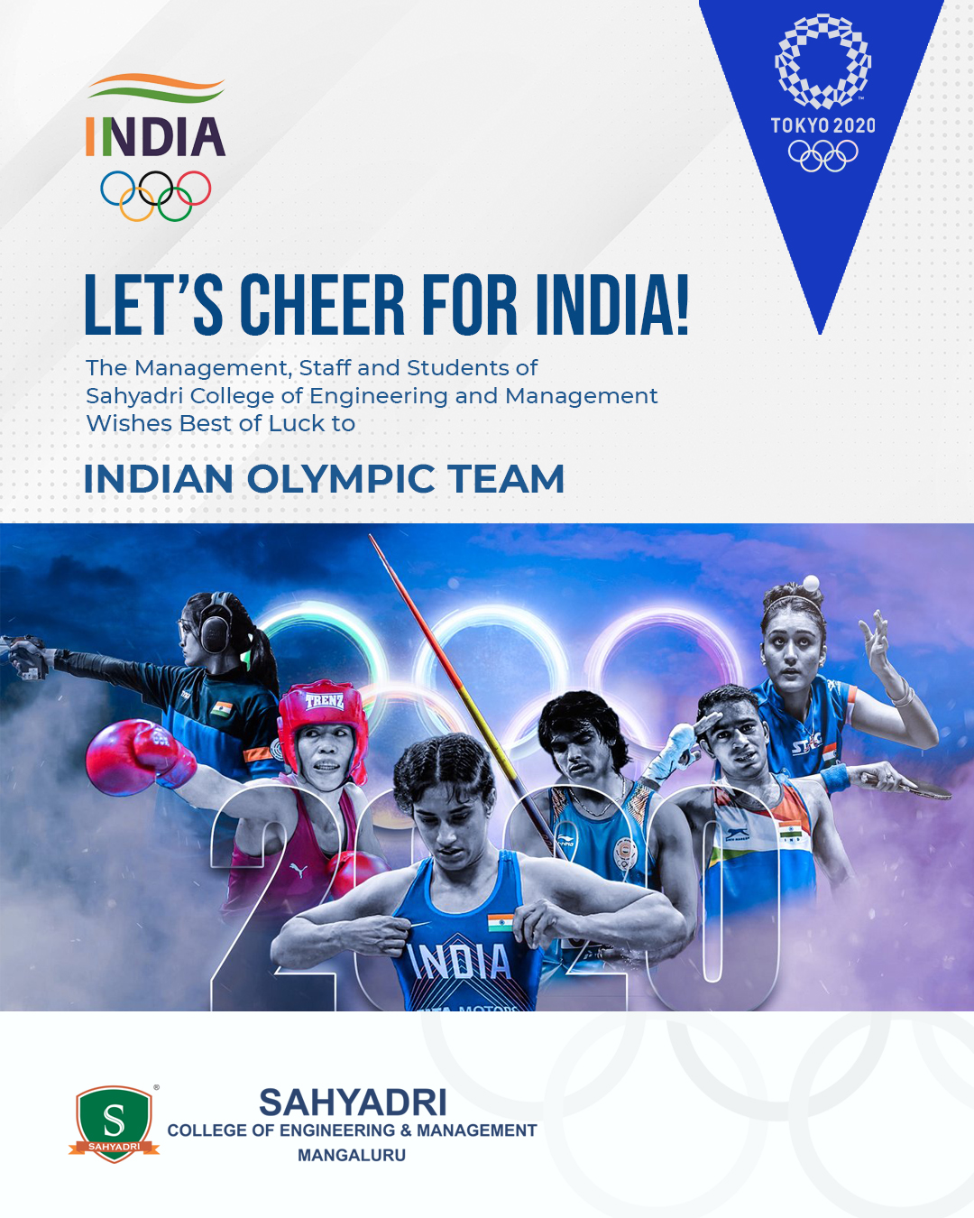 Best Wishes to Indian Olympic Team and Quiz Notification