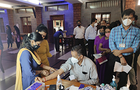 Free Health Checkup and Eye Testing Camp for staff held at Sahyadri
