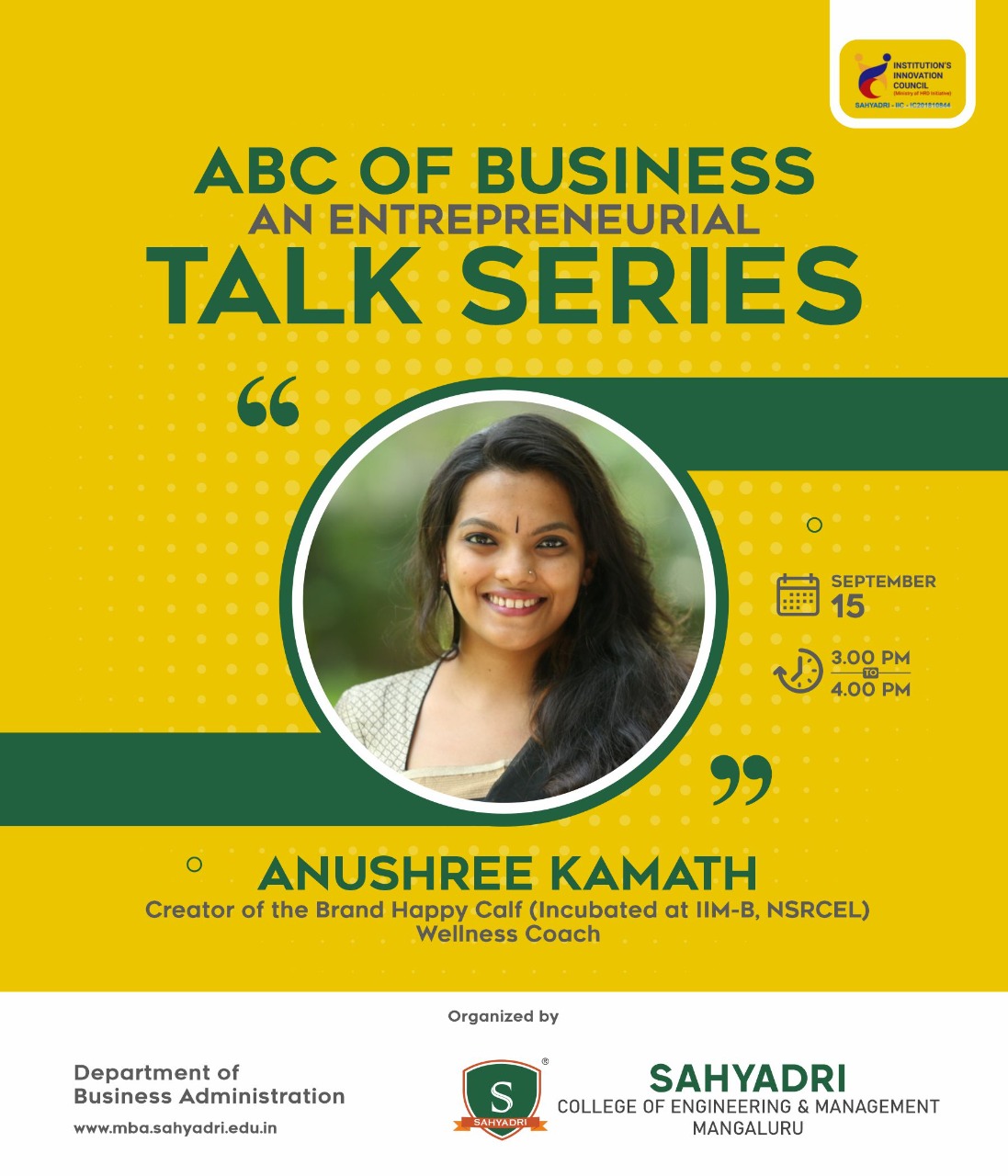 ABC of Business, an Entrepreneurial Talk series - Episode 2