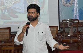 CSE Dept. organized a Talk on Competitive Programming for Third year Students
