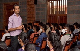 Dept. of CSE organized a Talk on “Substance Abuse the End of Happiness” for Third Year CSE Students