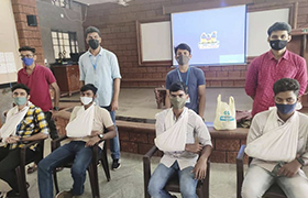 Practical Training session on Emergency First Aid conducted for Mechanical Engineering Students 