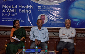 Mental Health & Well-Being Awareness session organized for the Staff