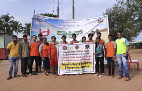 Sahyadri NSS Student Volunteers take part in Beach Cleaning Drive at Ullal Beach