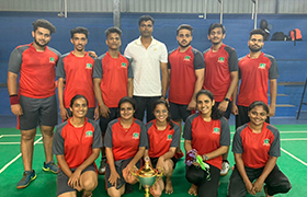 Sahyadri Boys secure Runners-Up and Girls Third Place in VTU Mangalore Zone Badminton Tournament