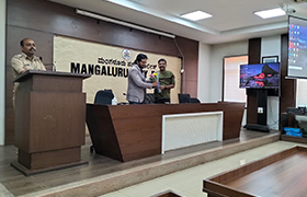 Dr. Prabhu interacts with Police Officers at Mangaluru Police Commisionerate 