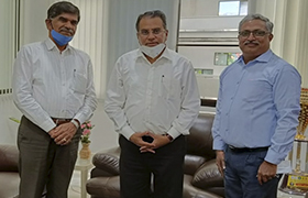 Director-R&D and Principal visited Director-NAAC at the Ministry of Education, GOI, Head Office in Bengaluru
