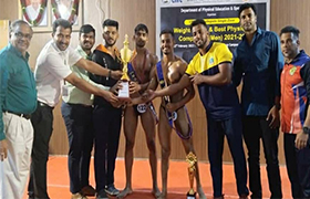 Sahyadri emerged as Champions in VTU Inter-Collegiate Best Physique and Fourth Position in Weight Lifting Competition