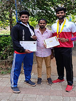 Sahyadri Wrestling Team Wins Silver and Bronze Medal in VTU Inter-Collegiate Wrestling Competition 