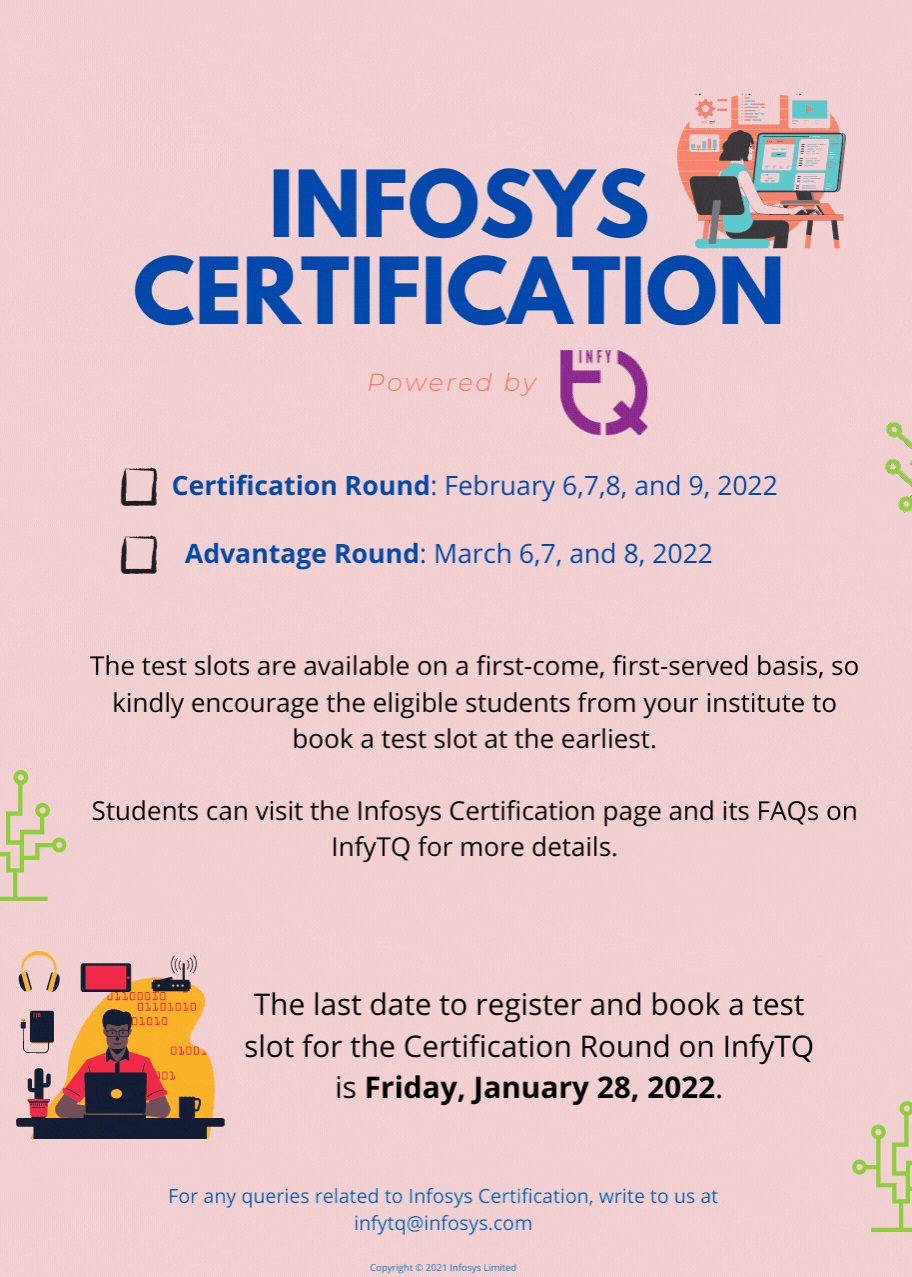 Infosys Certification program 
