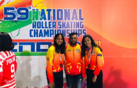 Bronze Medal in 59th National Roller Skating Championship