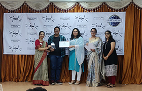 CSE Student secures first place in Table Topics Contest at the Toastmasters International