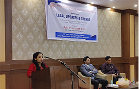 MBA Faculty and Students attend Session on 'Legal Updates & Trends' organized by NIPM, Mangaluru Chapter
