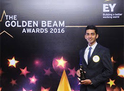 Sahyadri MBA Alumnus wins Golden Beam Award