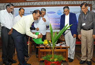 Dr. G. Srinikethan, Professor, NITK Surathkal inaugurated the Two-Day Workshop on 