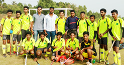 Boys Hockey Team secured third in VTU Mangaluru Zone Tournament