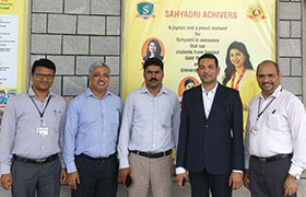 Mr.Vishal Krishna, AVP-Operations, EPS (P) Ltd visits Sahyadri