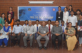 Sahyadri NSS Unit organizes Two Days Free Eye Check-up for Students and Staff