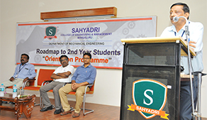 Orientation programme organized in the Dept. of Mechanical Engineering 