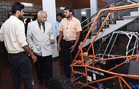 Management Committee Member of Society of Automotive Engineers (SAE) visited Sahyadri 