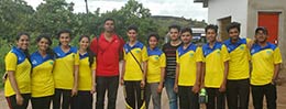 Sahyadri Girls Badminton Team won 4th place in VTU Mangaluru Zone Badminton Tournament
