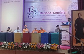 First year Engineering students attend National Seminar organized by Ramakrishna Mission