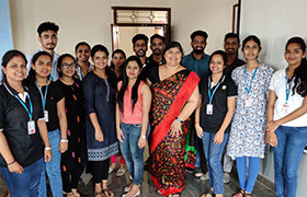 MBA Alumna  Asst. Manager at HDFC Ltd, Bengaluru interacts with the students