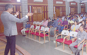 Founder & CEO of Test Yantra software solutions interacted with Students and Faculty Members