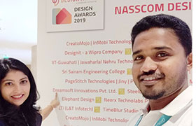 Fireworks AR app of Dreamsoft Innovations Pvt Ltd selected amongst three Finalists in Design4India Summit 2019