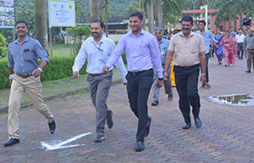 Fit India Walkathon for Faculty at Sahyadri