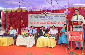 MBA Faculty invited as the Chief Guest of the College Day at Ganapathy Mahavidyalaya, Mangaluru 