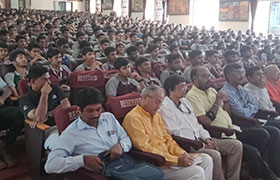 First Year Engineering students participate in the Launching ceremony of Swacch Soch Seminar at Ramakrishna Math, Mangaluru