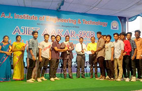 Sahyadrians win at Aakar2K18, Techno Cultural Fest 2018 