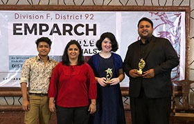 Sahyadri Toastmasters participate at CONFAB 2019 and EMPARCH 2019 