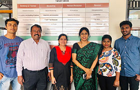 
Officer from IIM Indore visits the MBA Department