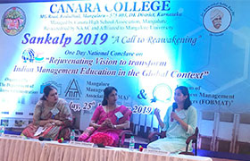 Director MBA is invited as a Panel Expert at Conclave in Canara College 