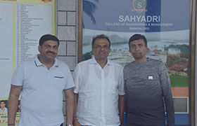 Sahyadri receives guests from J.R. Group of Companies