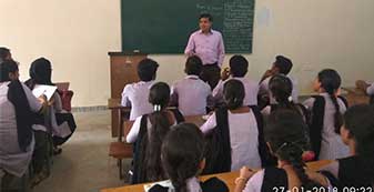 MBA faculty invited for a talk at Government First Grade College, Punjalkatte 